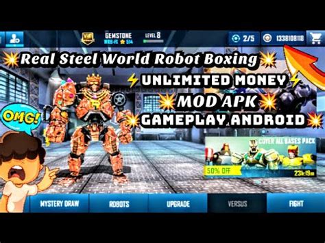 steel robot boxing mod apk|real steel wrb unlimited money apk.